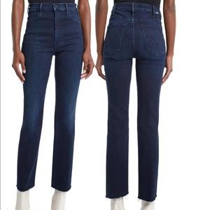 The Hustler High Waist Frayed Ankle Flare Jeans 28